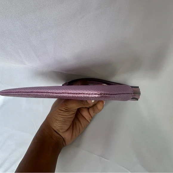 Coach Shimmering Pink Wristlet - Picture 4 of 10